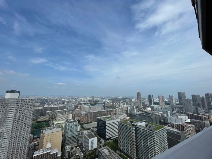 ３８階住戸につき眺望良好です